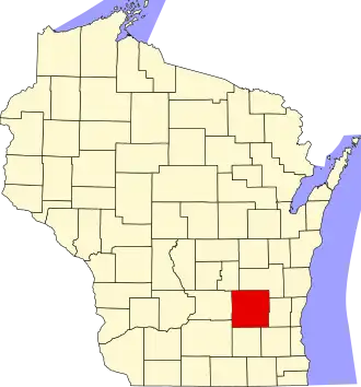 Localisation de Comté de Dodge(Dodge County)