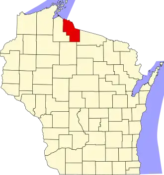 Localisation de Comté d'Iron(Iron County)