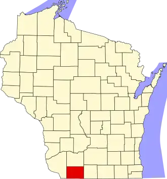 Localisation de Comté de Lafayette(Lafayette County)