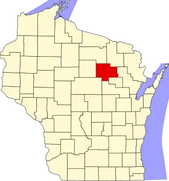 Localisation de Comté de Langlade(Langlade County)