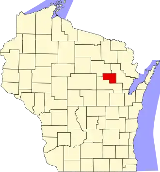 Localisation de Comté de Menominee(Menominee County)