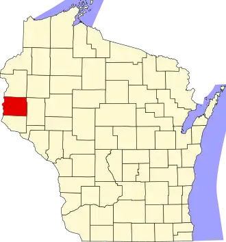 Localisation de Comté de Sainte-Croix(Saint Croix County)