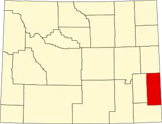 Localisation de Comté de GoshenGoshen County