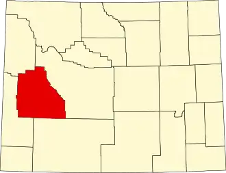 Localisation de Comté de Sublette(Sublette County)