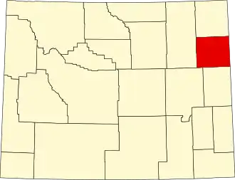 Localisation de Comté de Weston(Weston County)