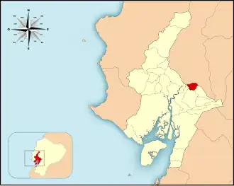 Localisation de Canton d'Alfredo Baquerizo Moreno