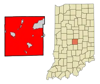 Localisation de Indianapolis
