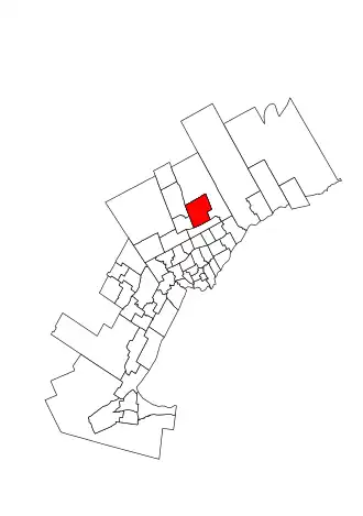 Carte de la circonscription