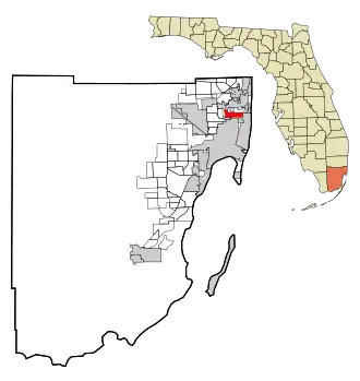 Localisation de Miami Shores