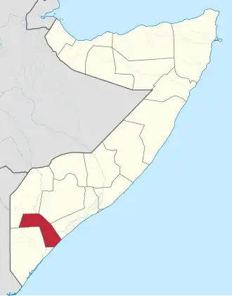 Localisation de (so) : Jubbada Dhexe
