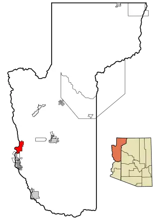 Localisation de Bullhead City