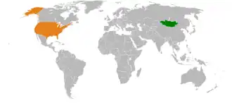 États-Unis et Mongolie