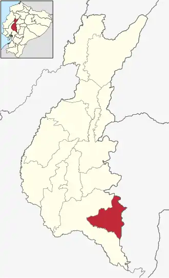 Localisation de Canton de Montalvo
