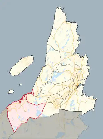 Carte de la circonscription