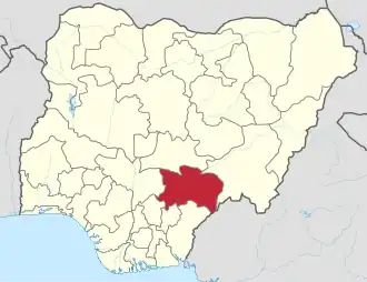 Localisation de Benue