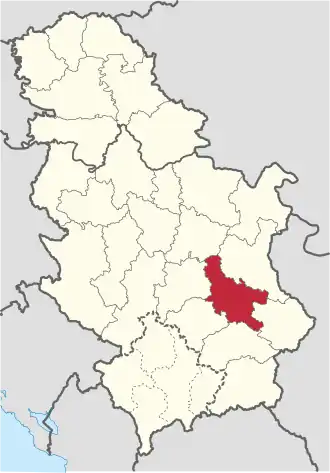 Localisation de Nišava