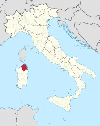 Localisation de Province de Gallura-Sardaigne Nord-Est