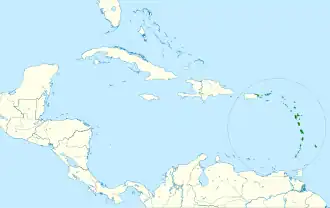 Description de l'image Orthorhyncus cristatus map.svg.