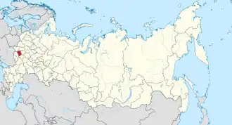 Localisation de Oblast d'Orel