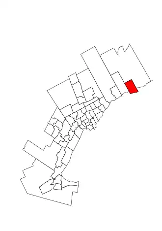 Carte de la circonscription