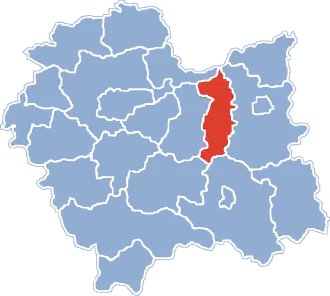 Localisation de Powiat de Brzesko