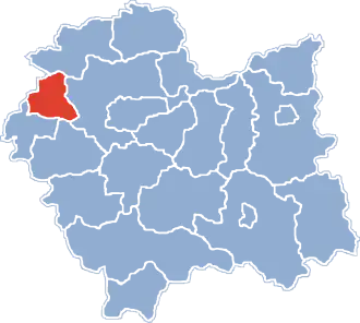 Localisation de Powiat de Chrzanów