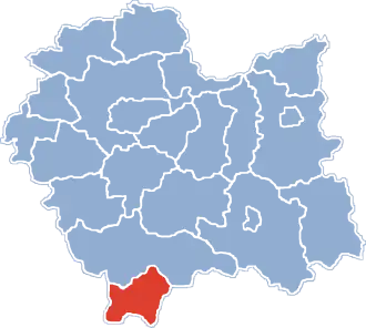 Localisation de Powiat des Tatras