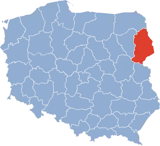Localisation de Voïvodie de Konin