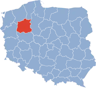 Localisation de Voïvodie de Piła