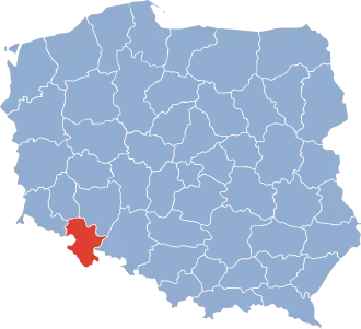 Localisation de Voïvodie de Wałbrzych