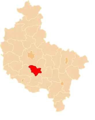 Localisation de Powiat de Śrem