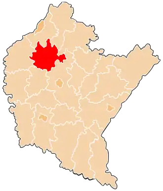 Localisation de Powiat de Kolbuszowa