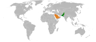 Arabie saoudite et Pakistan