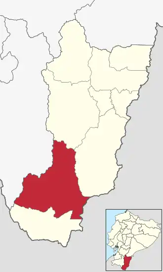 Localisation de Canton de Palanda