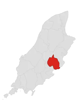Localisation de Onchan