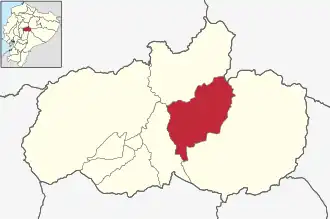 Localisation de Canton de Patate