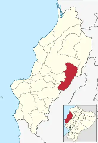 Localisation de Canton de Pichincha