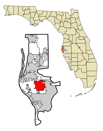 Localisation de Pinellas Park