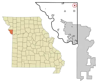 Localisation de Edgerton (Missouri)