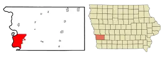 Localisation de Council Bluffs