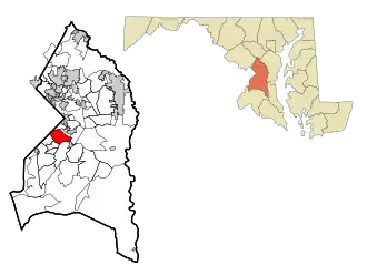 Localisation de Suitland-Silver Hill