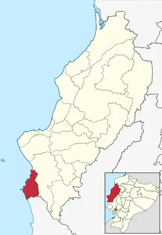Localisation de Canton de Puerto López