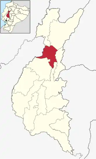Localisation de Canton de Quevedo
