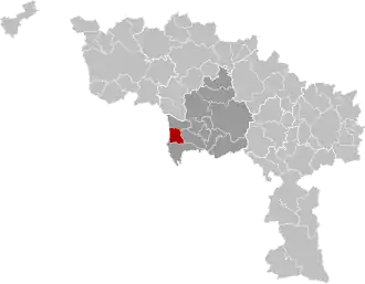 Localisation de Quiévrain