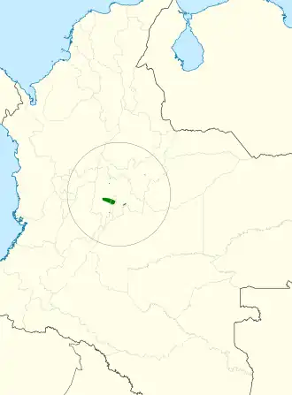 Description de l'image Rallus semiplumbeus map.svg.
