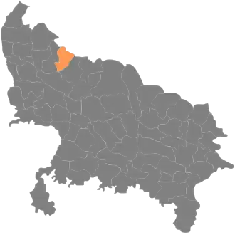 Localisation de District de Rampur रामपुर ज़िला