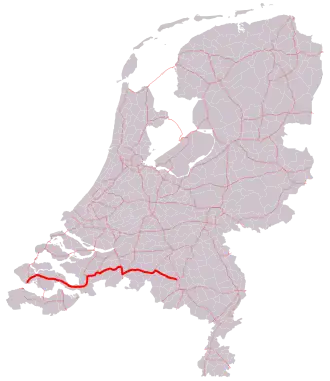 Image illustrative de l’article Autoroute A58 (Pays-Bas)