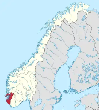 Localisation de Rogaland