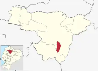 Localisation de Canton de Rumiñahui