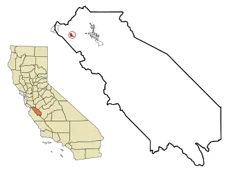 Localisation de San Juan Bautista